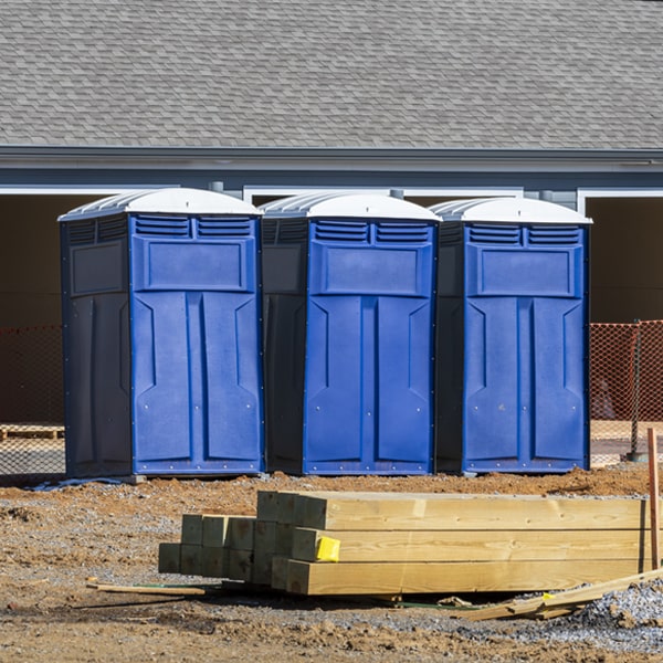 how do you dispose of waste after the porta potties have been emptied in Copperhill